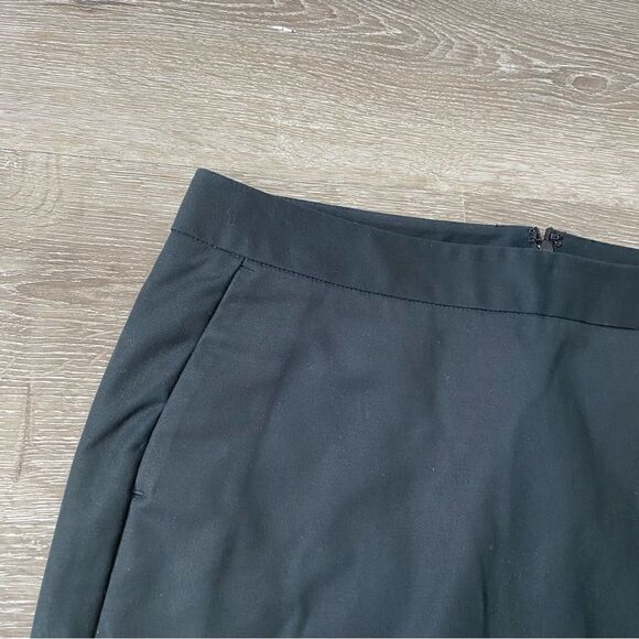 Gap Y2K Black Pencil Skirt Gapstretch Slits on Back SZ 4 - Picture 5 of 13